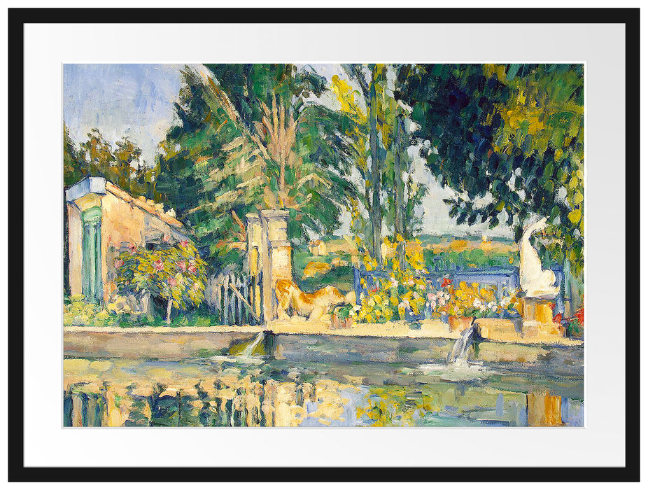 Paul Cézanne  - Jas de Bouffan I Passepartout Rechteckig 80