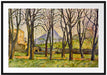 Paul Cézanne  - Jas de Bouffan III Passepartout Rechteckig 100