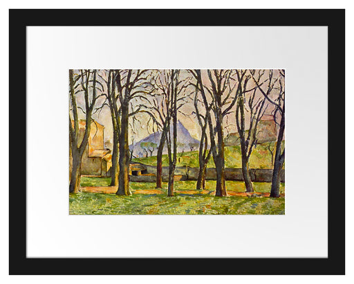 Paul Cézanne  - Jas de Bouffan III Passepartout Rechteckig 30