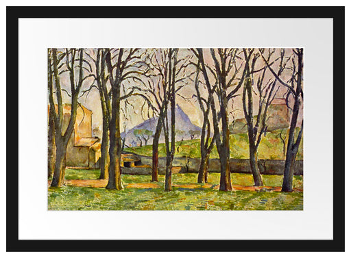Paul Cézanne  - Jas de Bouffan III Passepartout Rechteckig 40