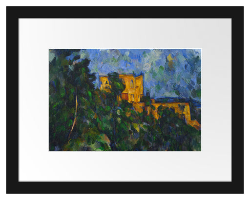 Paul Cézanne  - Château Noir Passepartout Rechteckig 30