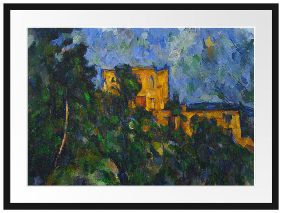 Paul Cézanne  - Château Noir Passepartout Rechteckig 80