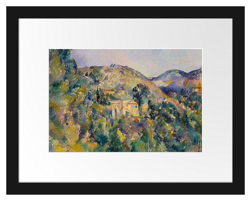 Paul Cézanne  - Blick aus das Domaine Saint Passepartout Rechteckig 30