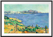 Paul Cézanne  - Der Golf von Marseilles Passepartout Rechteckig 100