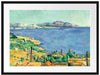 Paul Cézanne  - Der Golf von Marseilles Passepartout Rechteckig 80