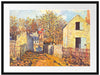 Alfred Sisley - Village de Voisins Passepartout Rechteckig 80
