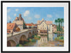 Alfred Sisley - Le pont de Moret Passepartout Rechteckig 80