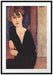 Amedeo Modigliani - Sitzende Frau  Passepartout Rechteckig 100