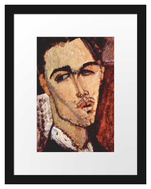 Amedeo Modigliani - Portrait von Celso Lagar Passepartout Rechteckig 30
