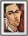 Amedeo Modigliani - Portrait von Celso Lagar Passepartout Rechteckig 80