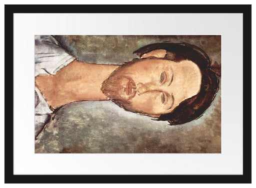 Amedeo Modigliani - Leopold Zborowski  Passepartout Rechteckig 40