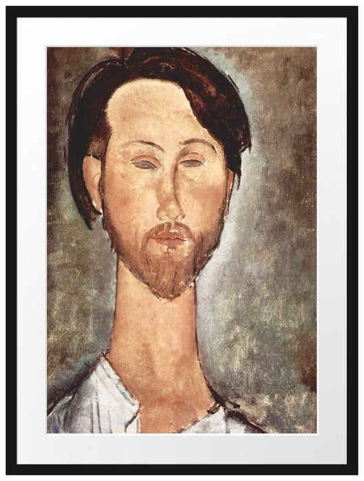 Amedeo Modigliani - Leopold Zborowski  Passepartout Rechteckig 80
