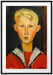 Amedeo Modigliani - Der Junge mit den blauen Augen  Passepartout Rechteckig 100