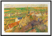 Camille Pissarro - VUE SUR LE VILLAGE D'OSNY  Passepartout Rechteckig 100
