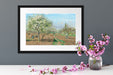 Camille Pissarro - Orchard in Blossom Louveciennes  Passepartout Dateil Rechteckig