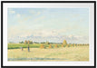 Camille Pissarro - Landscape with Wheat Field  Passepartout Rechteckig 100