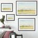 Camille Pissarro - Landscape with Wheat Field  Passepartout Wohnzimmer Rechteckig