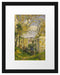 Camille Pissarro - Landscape from Pontoise  Passepartout Rechteckig 30