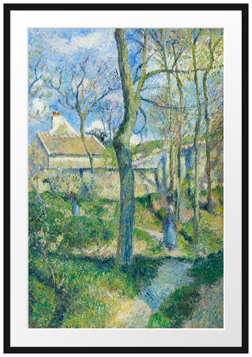 Camille Pissarro - The Path to Les Pouilleux Pontoise Passepartout Rechteckig 100