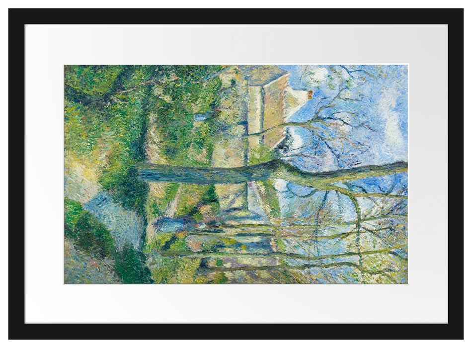 Camille Pissarro - The Path to Les Pouilleux Pontoise Passepartout Rechteckig 40