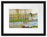 Camille Pissarro - BORDS DU LOING À MORET  Passepartout Rechteckig 30