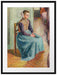 Camille Pissarro - PETITE BONNE FLAMANDE DITE LA ROSA Passepartout Rechteckig 80