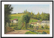 Camille Pissarro - Hameau aux environs de Pontoise  Passepartout Rechteckig 100