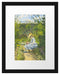 Camille Pissarro - JEANNE PISSARRODITE MINETTEASSIS Passepartout Rechteckig 30