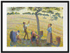 Camille Pissarro - Apple Harvest Passepartout Rechteckig 80