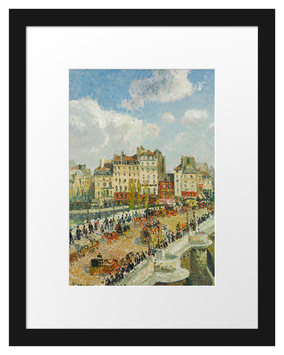 Camille Pissarro - The Pont Neuf Passepartout Rechteckig 30