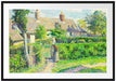 Camille Pissarro - Maisons de paysans  Passepartout Rechteckig 100