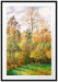 Camille Pissarro - Automne Peupliers Eragny Passepartout Rechteckig 100