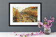 Camille Pissarro - Boulevard Montmartre Passepartout Dateil Rechteckig