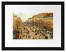 Camille Pissarro - Boulevard Montmartre Passepartout Rechteckig 30
