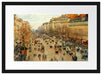 Camille Pissarro - Boulevard Montmartre Passepartout Rechteckig 40