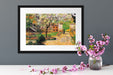 Camille Pissarro - Flowering Plum Tree Eragny Passepartout Dateil Rechteckig
