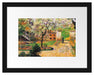 Camille Pissarro - Flowering Plum Tree Eragny Passepartout Rechteckig 30