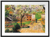 Camille Pissarro - Flowering Plum Tree Eragny Passepartout Rechteckig 80