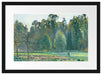 Camille Pissarro - Le champ de chou Pontoise Passepartout Rechteckig 40