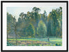 Camille Pissarro - Le champ de chou Pontoise Passepartout Rechteckig 80