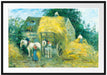 Camille Pissarro - The Hay Cart Montfoucault Passepartout Rechteckig 100