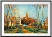 Camille Pissarro - Entrée du village de Voisin  Passepartout Rechteckig 100