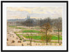 Camille Pissarro - The Garden of the Tuileries I Passepartout Rechteckig 80