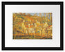 Camille Pissarro - Les toits rouges coin de village Passepartout Rechteckig 30