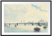 Camille Pissarro - Charing Cross Bridge London  Passepartout Rechteckig 100