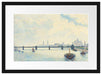 Camille Pissarro - Charing Cross Bridge London  Passepartout Rechteckig 40