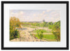 Camille Pissarro - The Garden of the Tuileries III Passepartout Rechteckig 40
