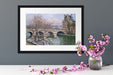 Camille Pissarro - Pont Royal and the Pavillon De Flore Passepartout Dateil Rechteckig