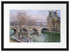 Camille Pissarro - Pont Royal and the Pavillon De Flore Passepartout Rechteckig 40