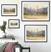 Claude Monet - Das Tal der Nervia  Passepartout Wohnzimmer Rechteckig